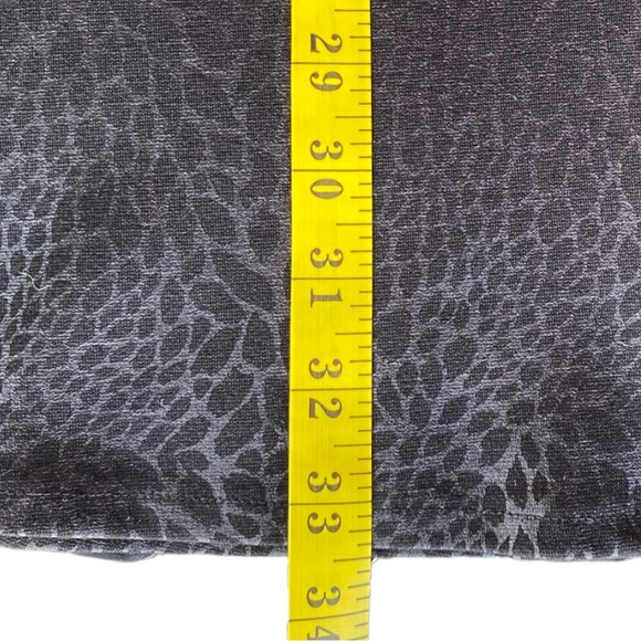 *SOLD* Ali Ro Metallic Leopard Print Sleeveless Black Skater Mini Dress 2 - Picture 10 of 13